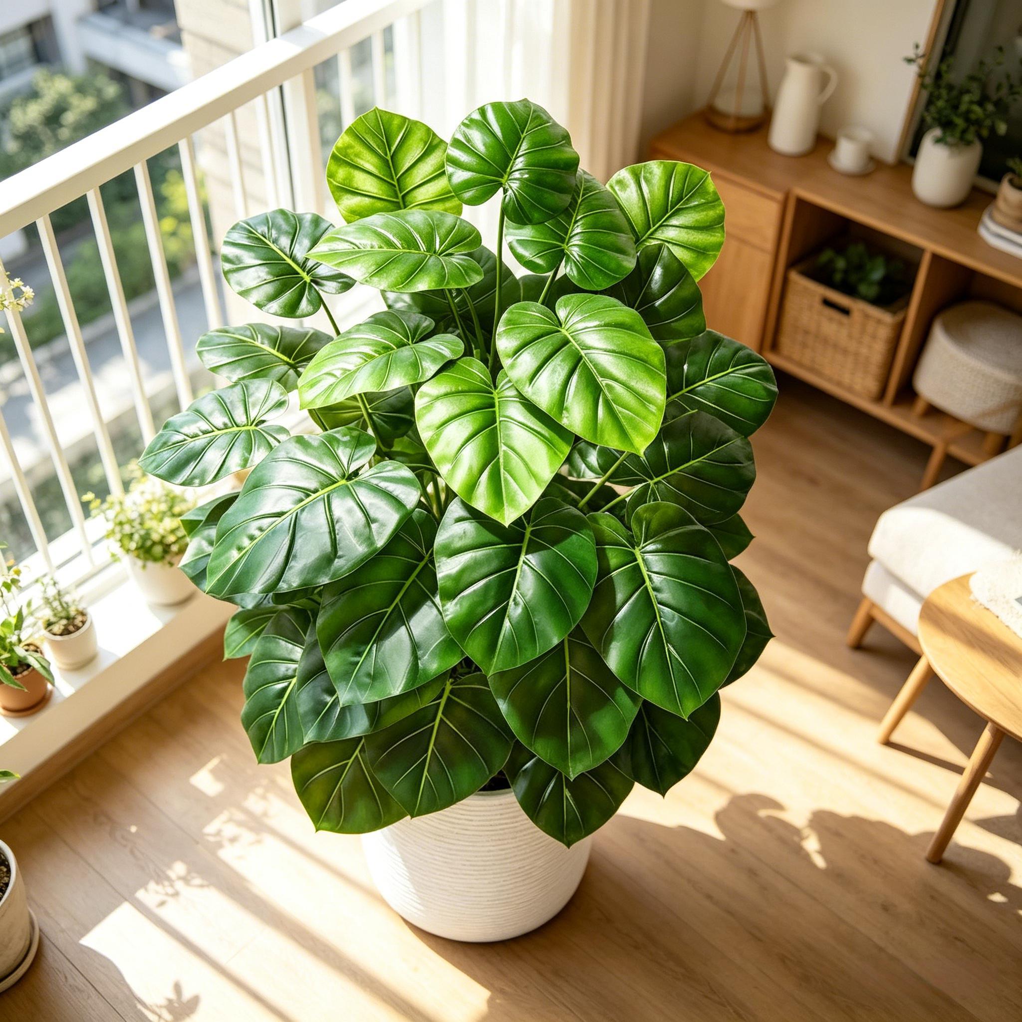 60-105cm Lifelike Artificial P - огляд і ціна Monstera Adansonii
