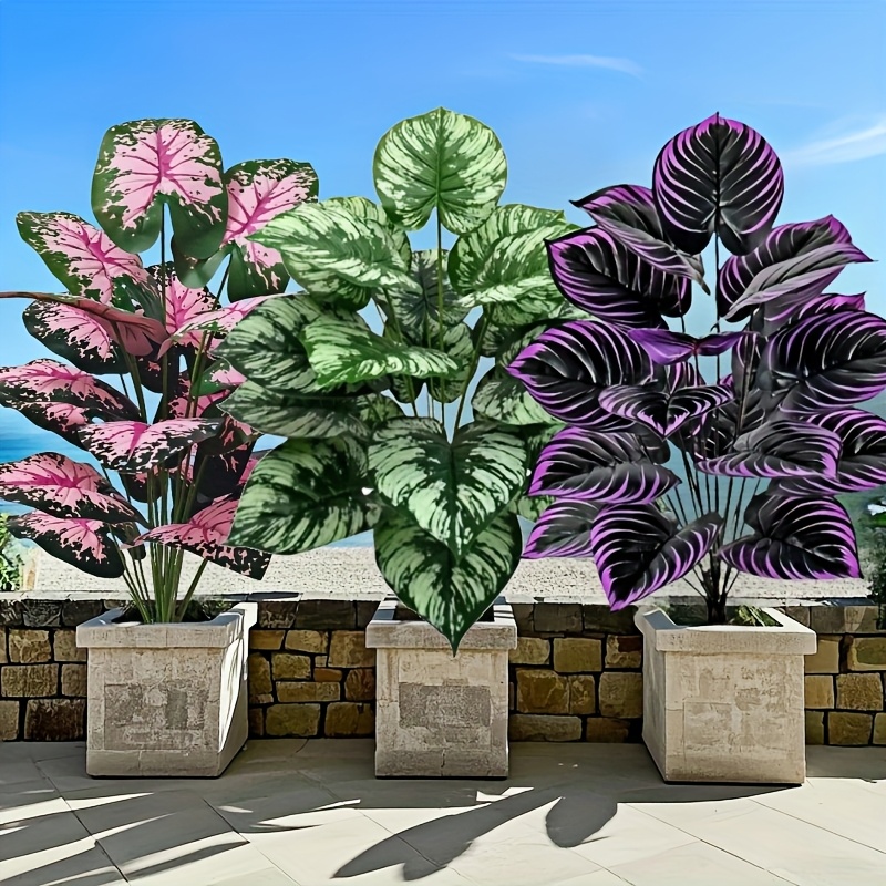 3pcs 60cm  Large Artificial Gr - огляд і ціна Monstera Adansonii