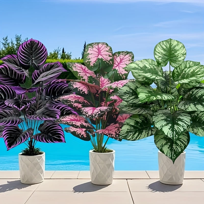 3pcs 60cm  Large Artificial Gr - огляд і ціна Monstera Adansonii