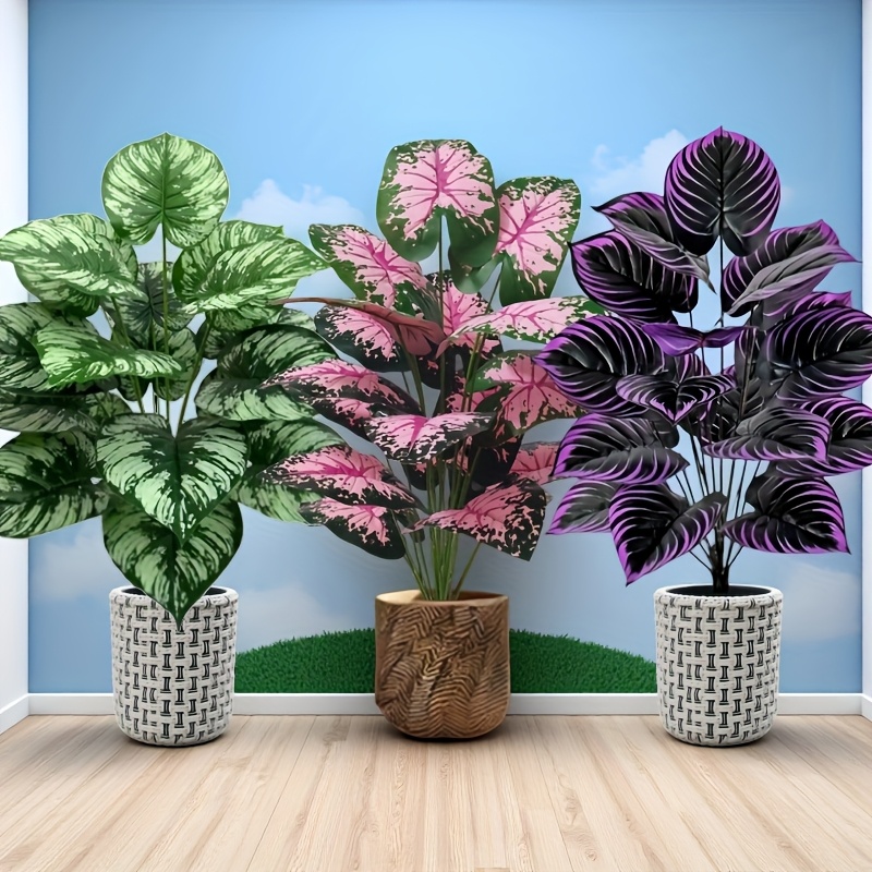 3pcs 60cm  Large Artificial Gr - огляд і ціна Monstera Adansonii